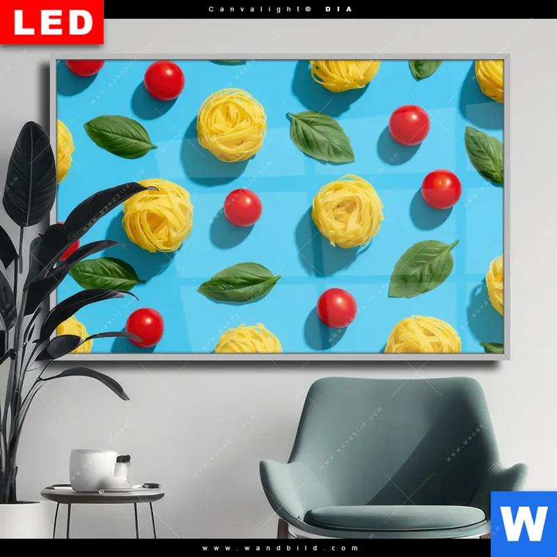 Wechselmotiv Acrylglas Canvalight® DIA | Bella Pasta Pop | Querformat