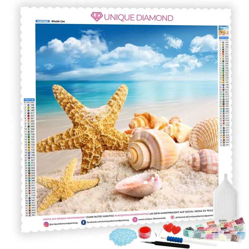 5D Diamond Painting – In der Nähe von Meer