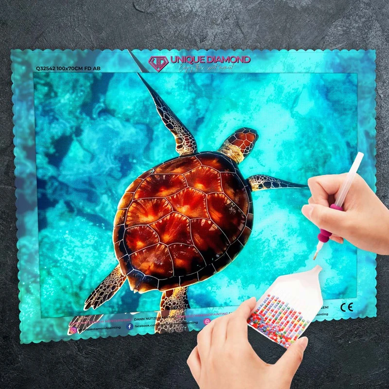 5D Diamond Painting – Ozean Schildkröte
