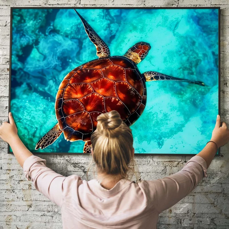 5D Diamond Painting – Ozean Schildkröte