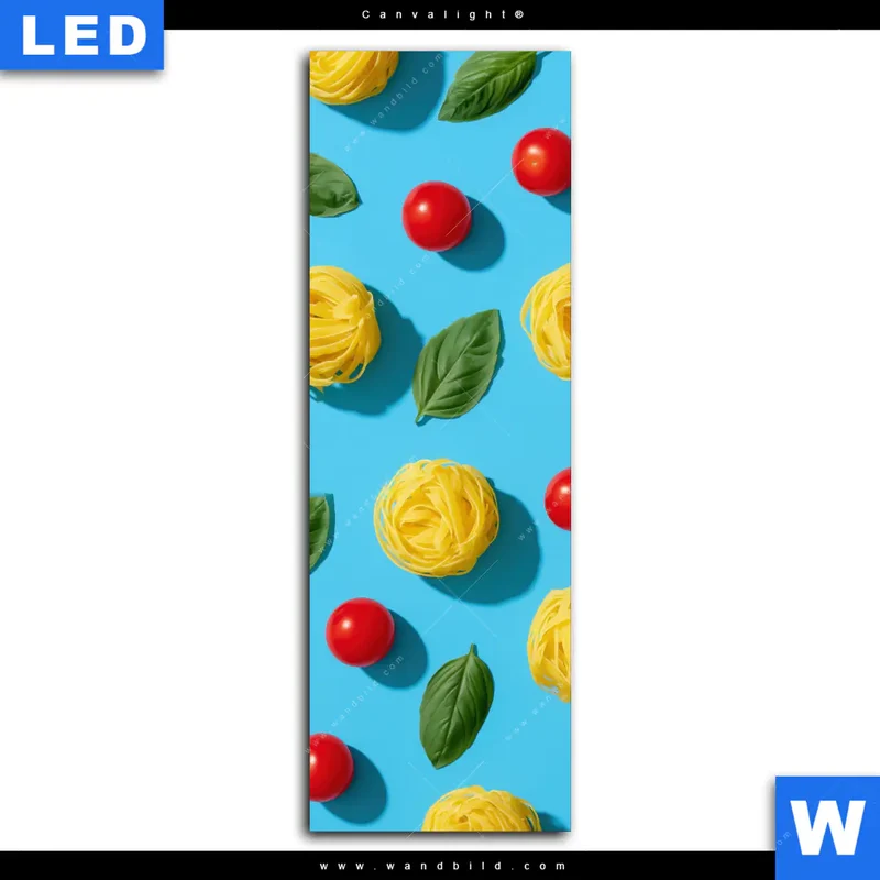 Canvalight® Leuchtbild | Bella Pasta Pop | Schmal