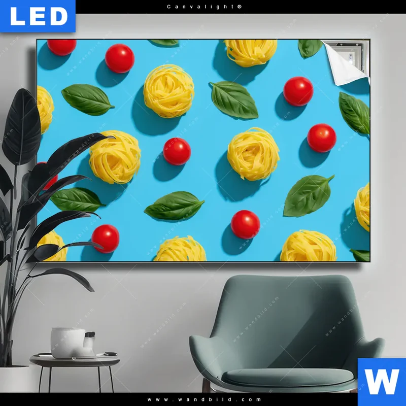 Canvalight® Leuchtbild | Bella Pasta Pop | Querformat