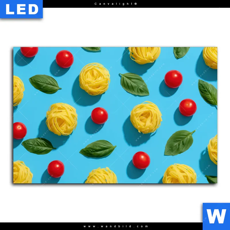 Canvalight® Leuchtbild | Bella Pasta Pop | Querformat