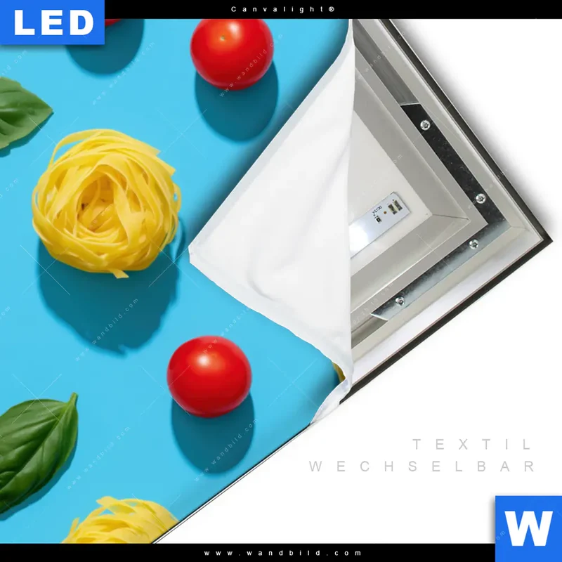 Canvalight® Leuchtbild | Bella Pasta Pop | Querformat