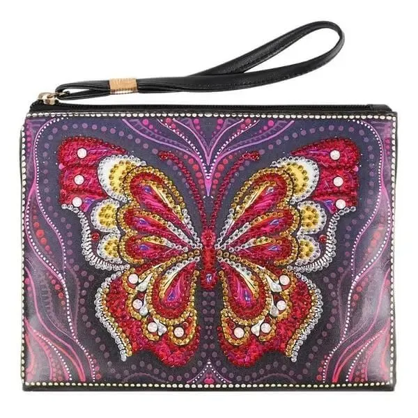 Diamond Painting Handgelenktasche Schmetterling