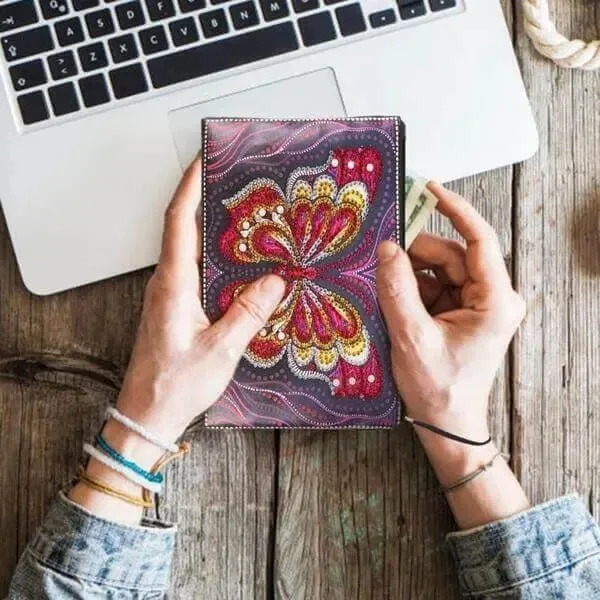 Diamond Painting Handgelenktasche Schmetterling