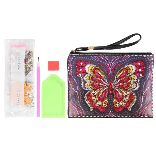 Diamond Painting Handgelenktasche Schmetterling