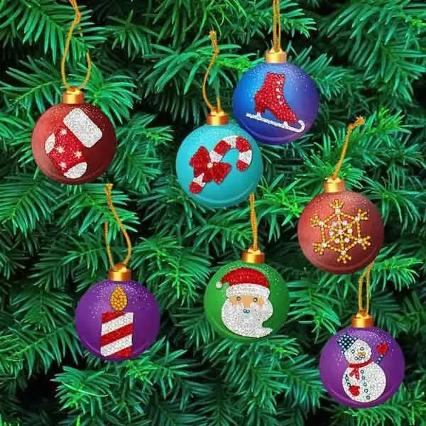 Weihnachtsbaum Anhänger 10st Set