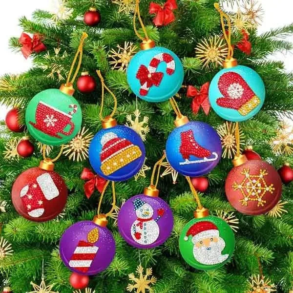 Weihnachtsbaum Anhänger 10st Set