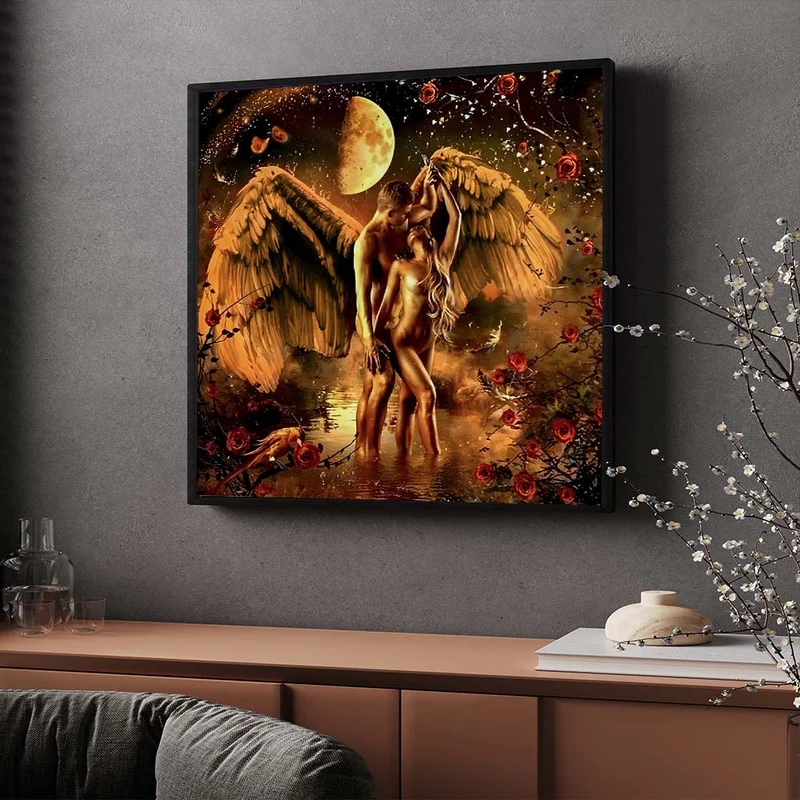 5D Diamond Painting – Zwei Engel