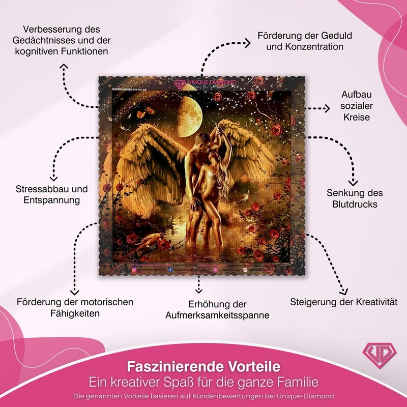 5D Diamond Painting – Zwei Engel
