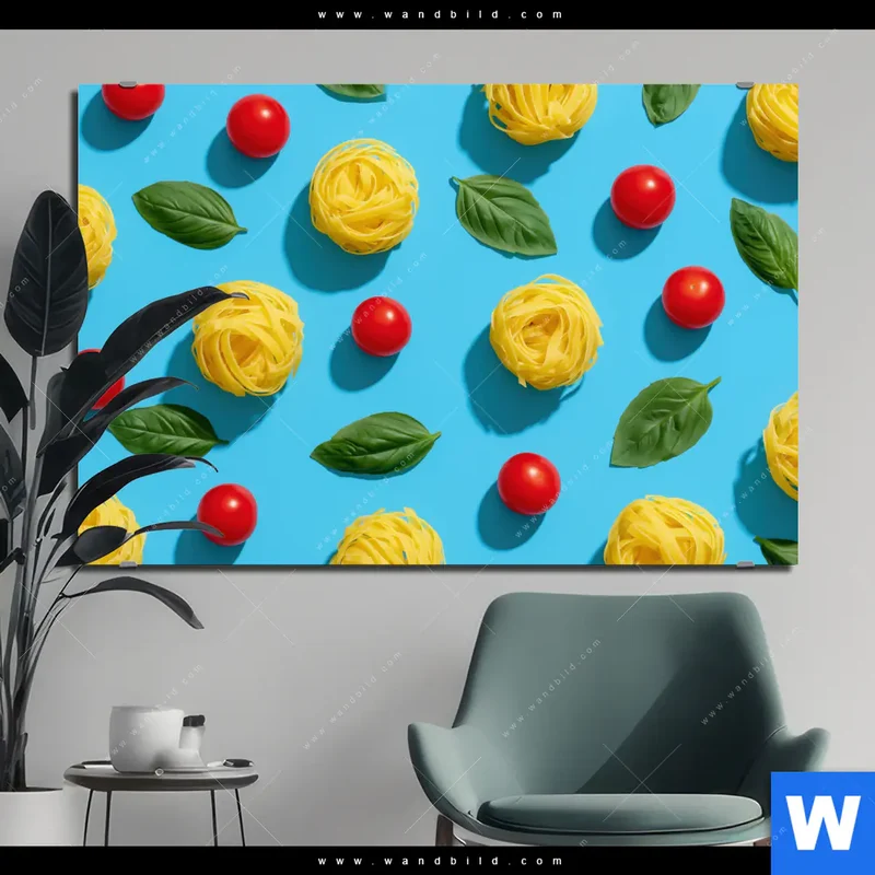 Alu-Dibond Bild | Bella Pasta Pop | Querformat