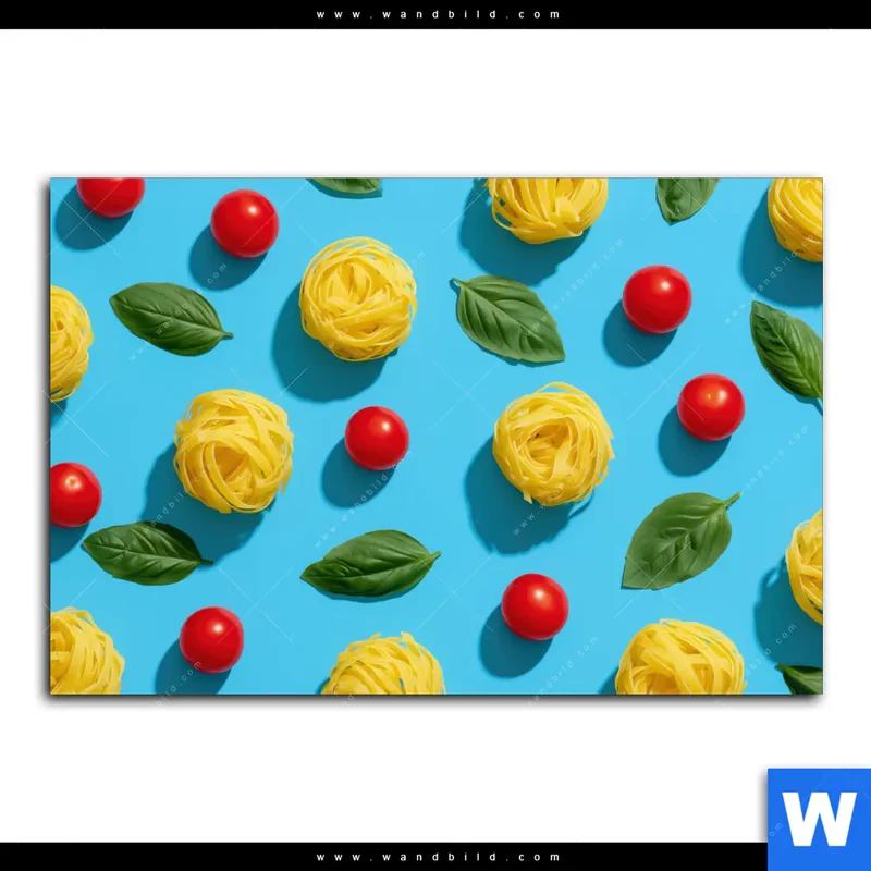 Alu-Dibond Bild | Bella Pasta Pop | Querformat