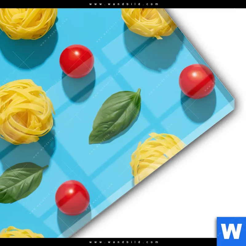Acrylglasbild | Bella Pasta Pop | Quadrat