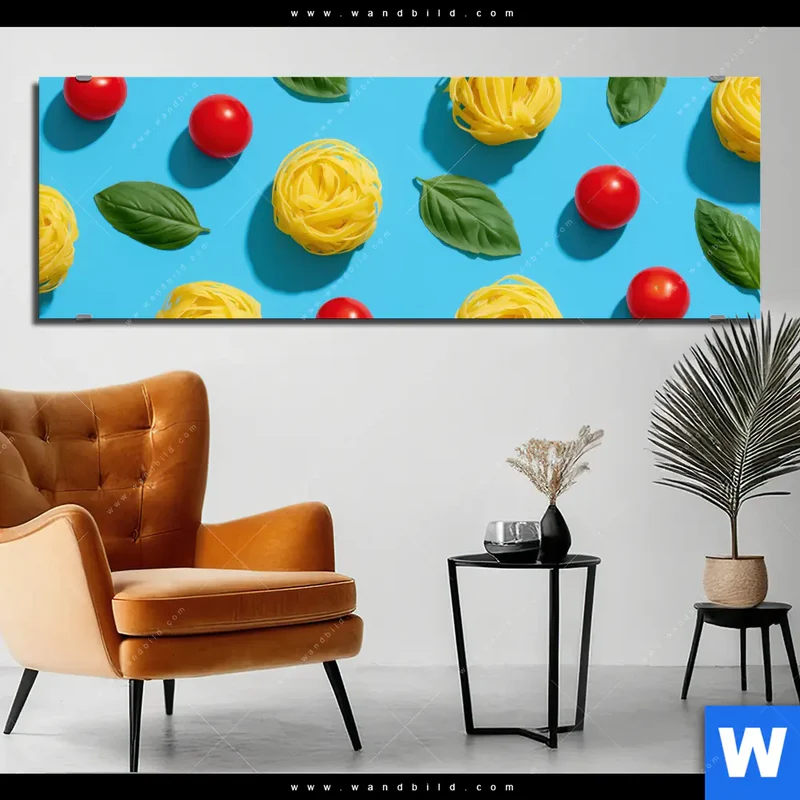 Alu-Dibond Bild | Bella Pasta Pop | Panorama
