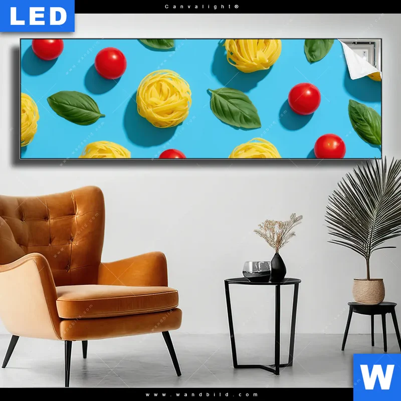 Canvalight® Leuchtbild | Bella Pasta Pop | Panorama