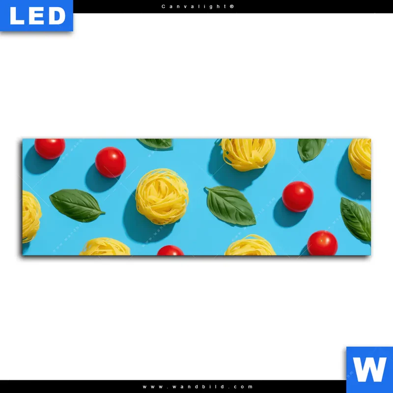 Canvalight® Leuchtbild | Bella Pasta Pop | Panorama