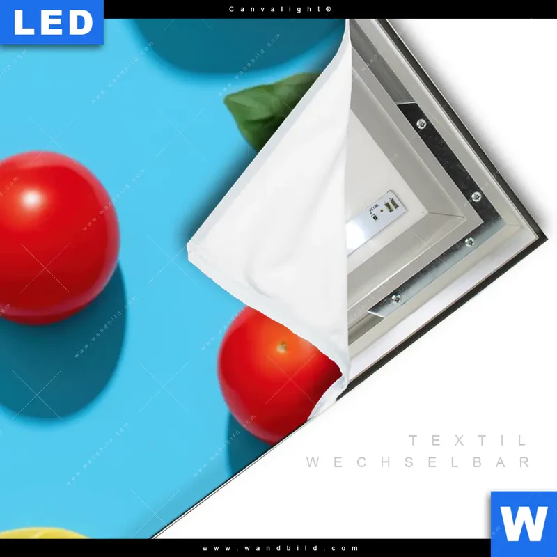 Canvalight® Leuchtbild | Bella Pasta Pop | Panorama