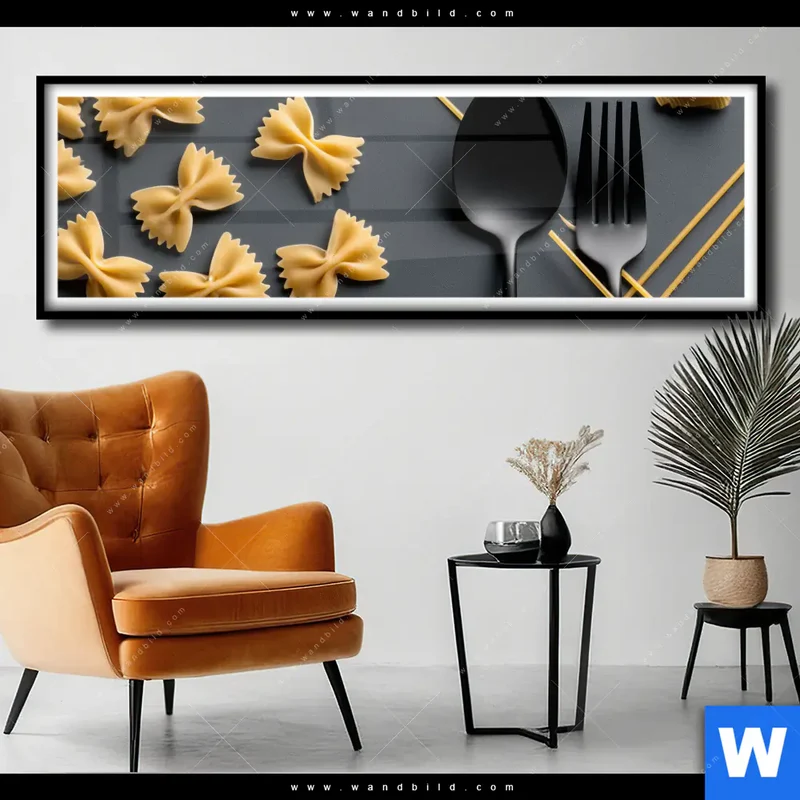 Poster | Pasta – Stilvoll serviert | Panorama