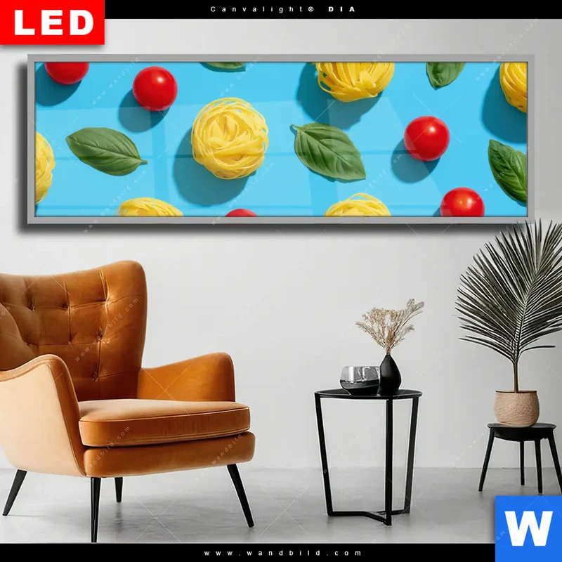 Wechselmotiv Acrylglas Canvalight® DIA | Bella Pasta Pop | Panorama