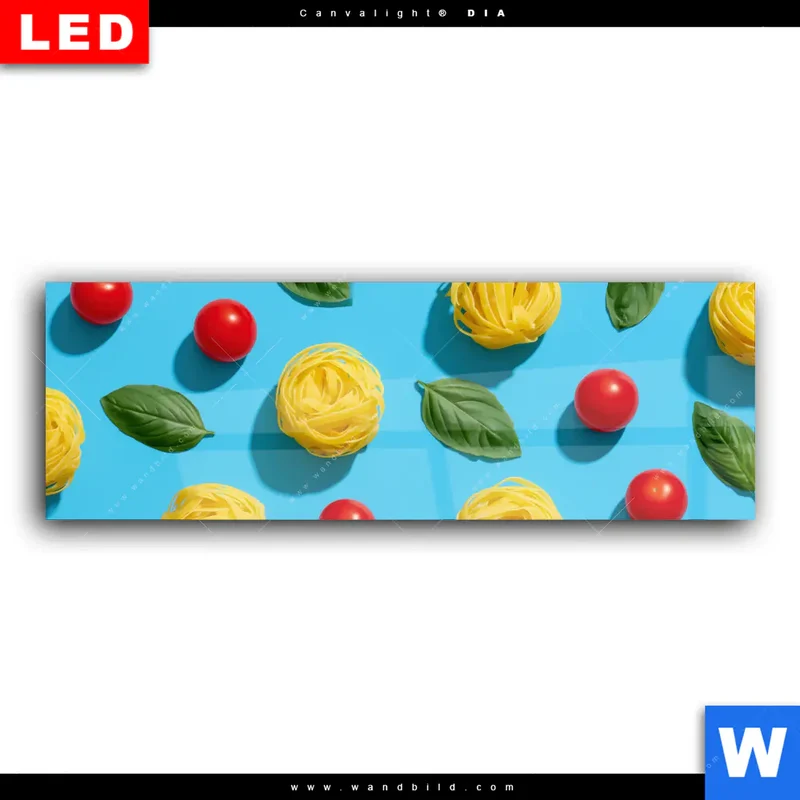 Wechselmotiv Acrylglas Canvalight® DIA | Bella Pasta Pop | Panorama