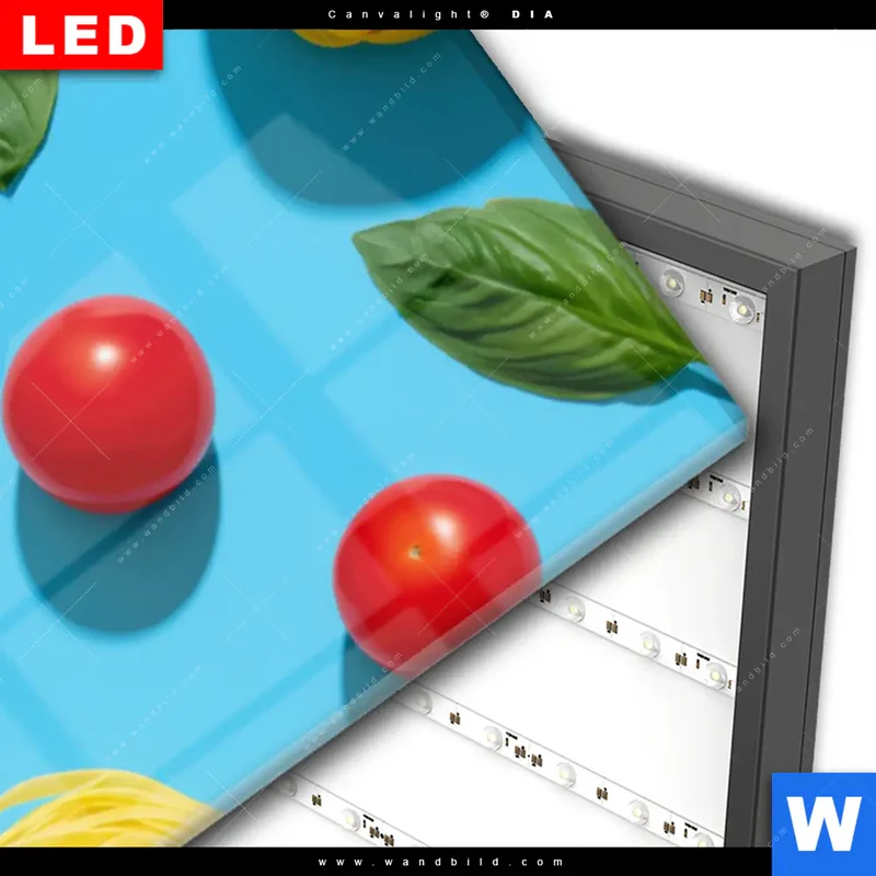 Wechselmotiv Acrylglas Canvalight® DIA | Bella Pasta Pop | Panorama