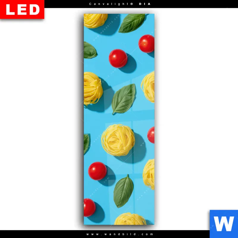 Wechselmotiv Acrylglas Canvalight® DIA | Bella Pasta Pop | Schmal