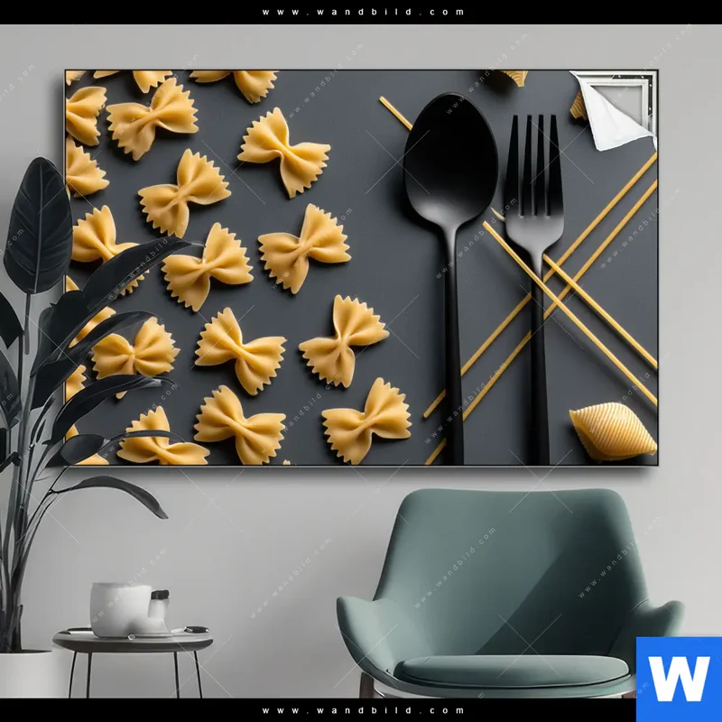 Spannbild | Pasta – Stilvoll serviert | Querformat