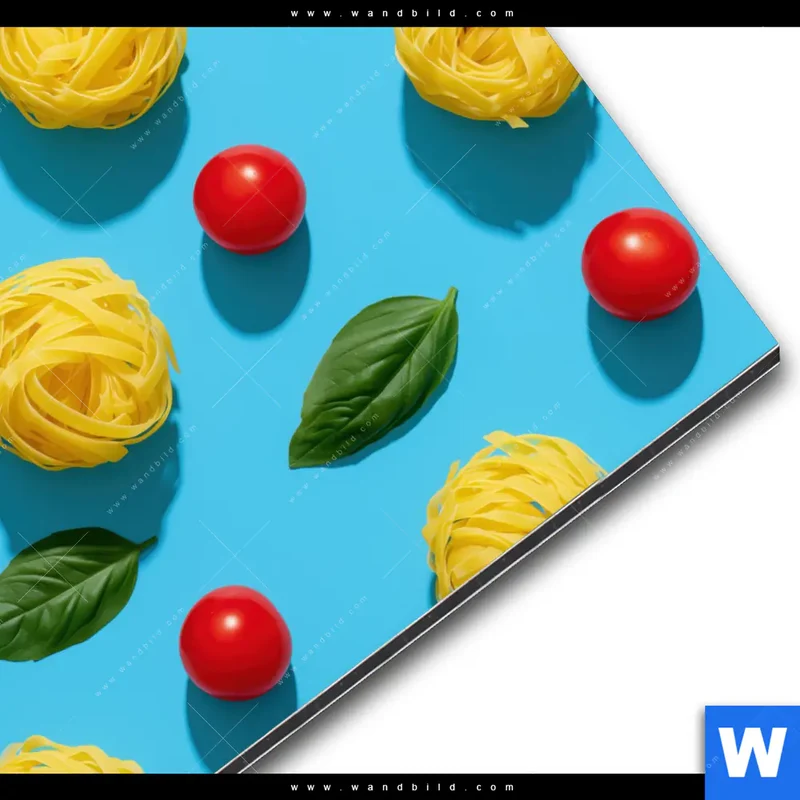 Alu-Dibond Bild | Bella Pasta Pop | Quadrat