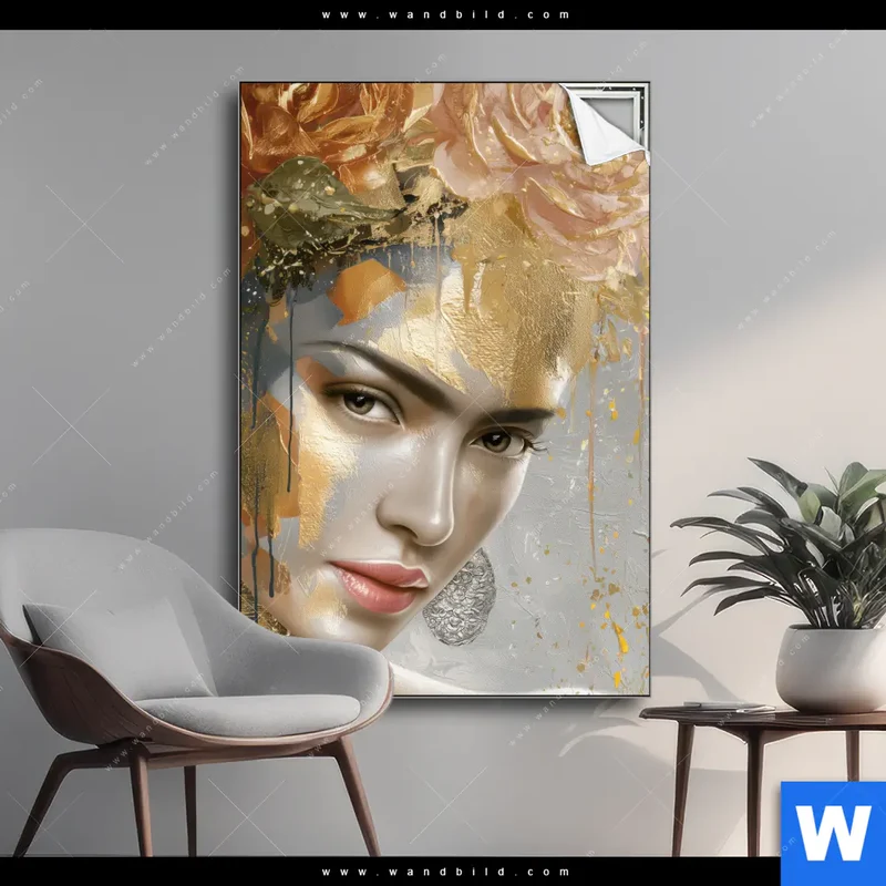 Spannbild | Frau mit floraler Krone | Hochformat