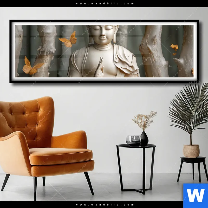 Poster | Buddha – Harmonie im Wald | Panorama