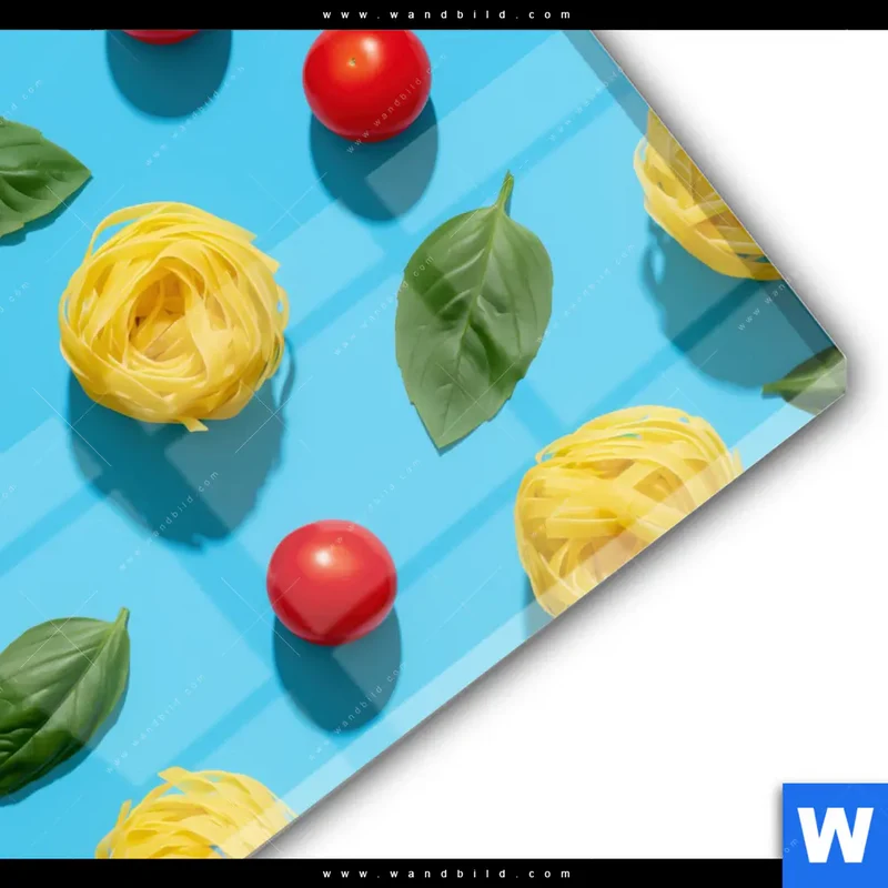Acrylglasbild | Bella Pasta Pop | Rund