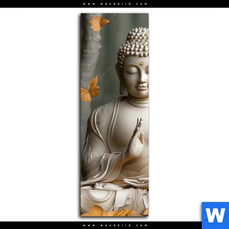 Spannbild | Buddha – Harmonie im Wald | Schmal
