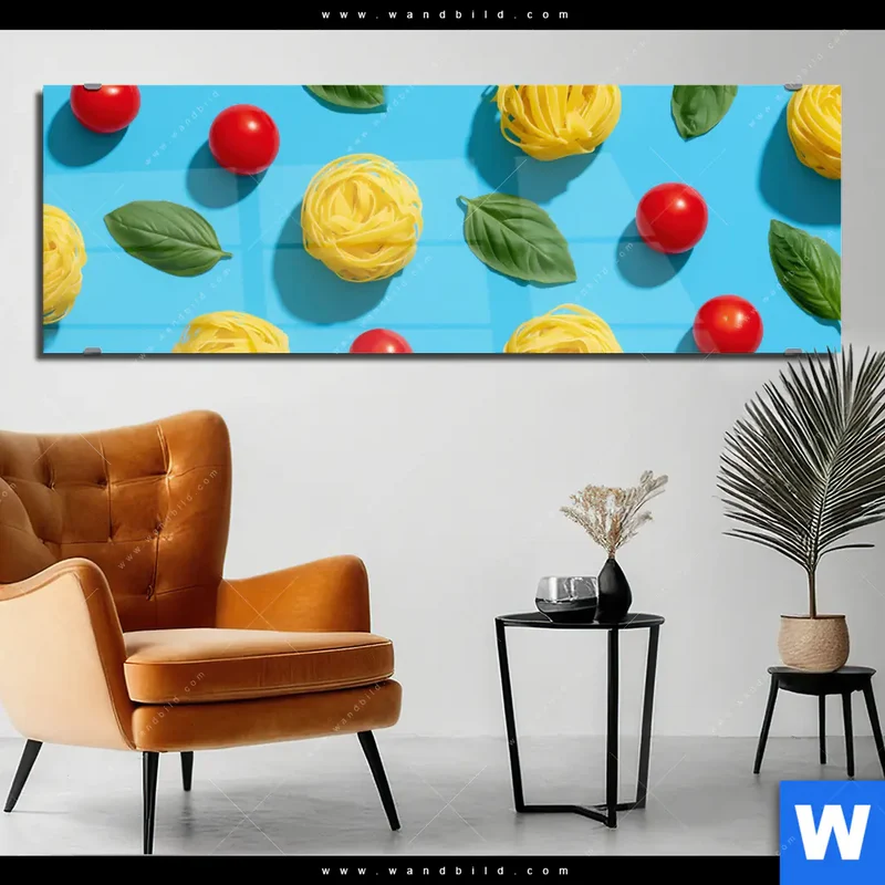 Acrylglasbild | Bella Pasta Pop | Panorama