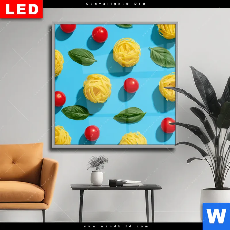Wechselmotiv Acrylglas Canvalight® DIA | Bella Pasta Pop | Quadrat