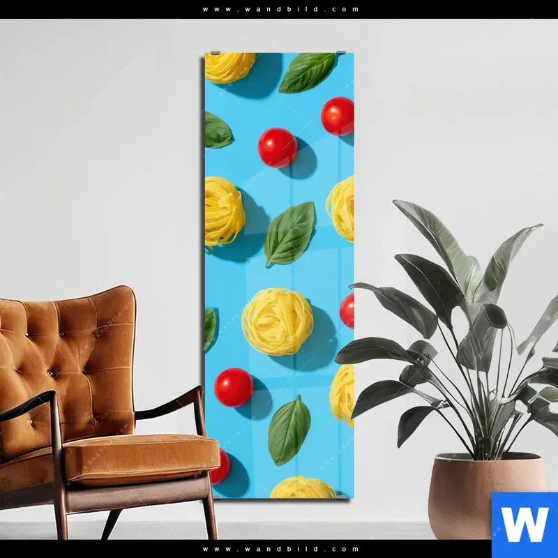 Acrylglasbild | Bella Pasta Pop | Schmal