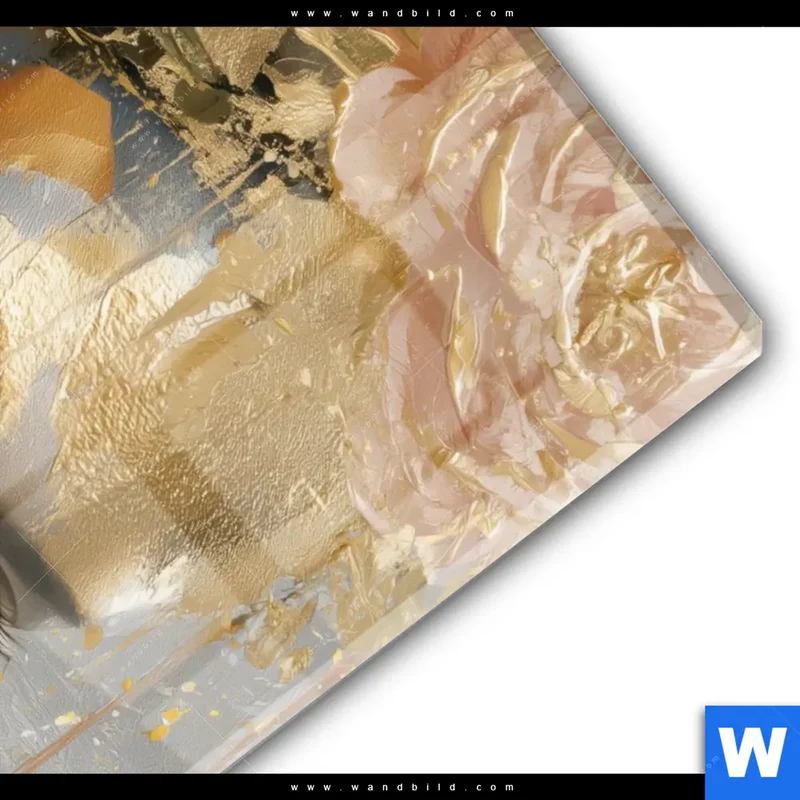 Acrylglasbild | Frau mit floraler Krone | Hochformat