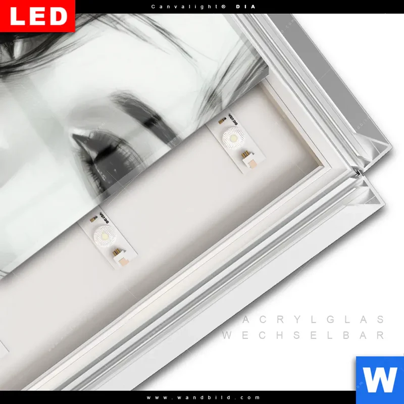 Leuchtbild Acrylglas Canvalight® DIA | Mystic Glamour | Schmal