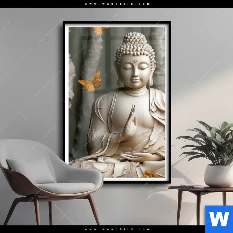 Poster | Buddha – Harmonie im Wald | Hochformat