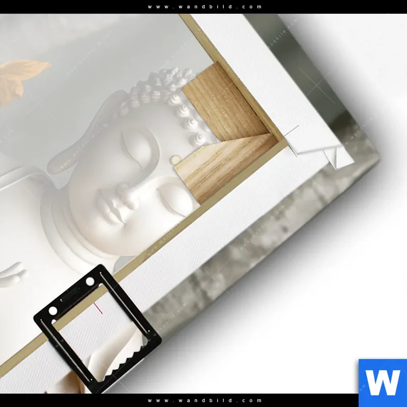 Leinwandbild | Buddha – Harmonie im Wald | Hochformat