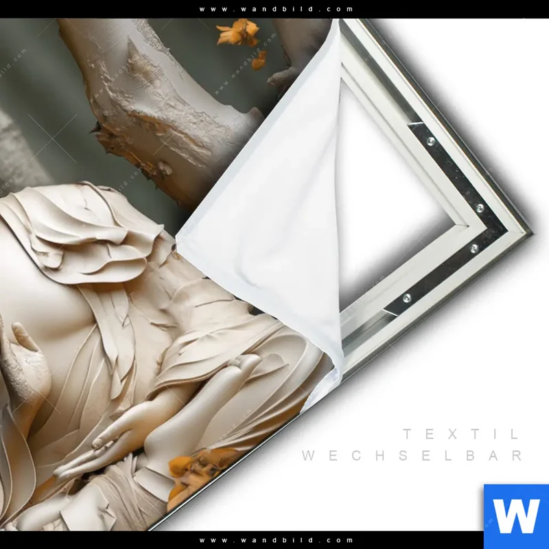 Spannbild | Buddha – Harmonie im Wald | Querformat