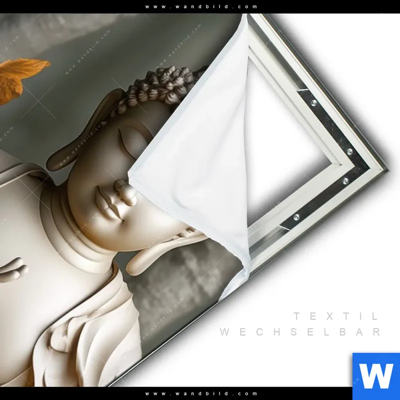 Spannbild | Buddha – Harmonie im Wald | Hochformat