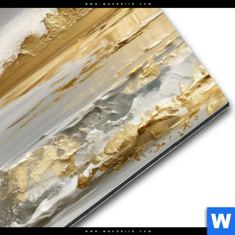 Alu-Dibond Bild | Goldene Gezeiten | Panorama