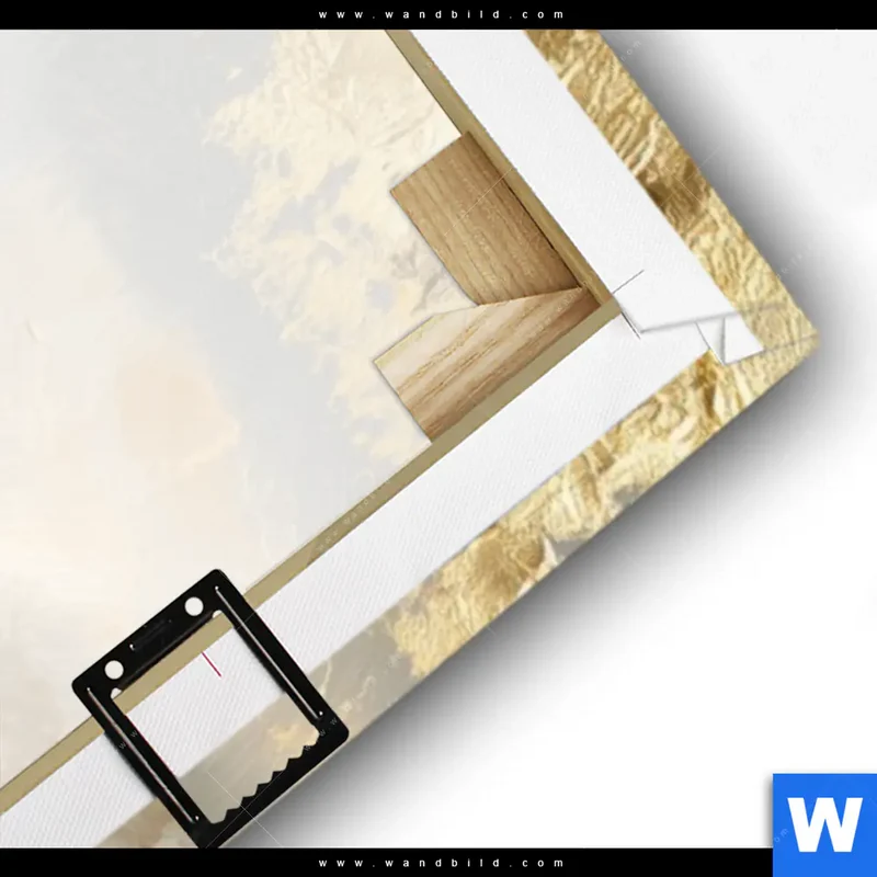 Leinwandbild | Goldene Gezeiten | Schmal