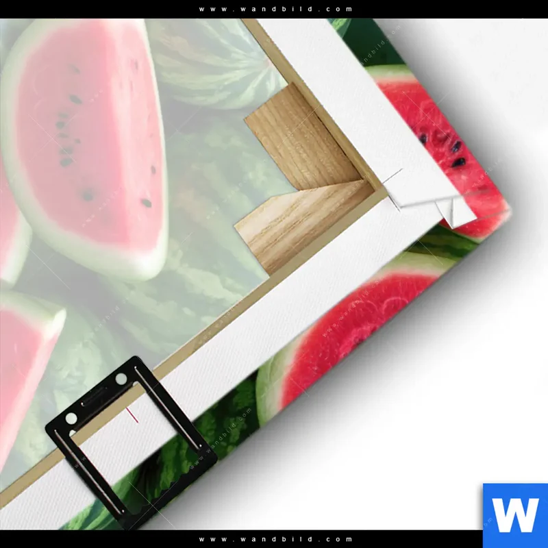 Leinwandbild | Wassermelonen - Rubinrote Verführung | Hochformat