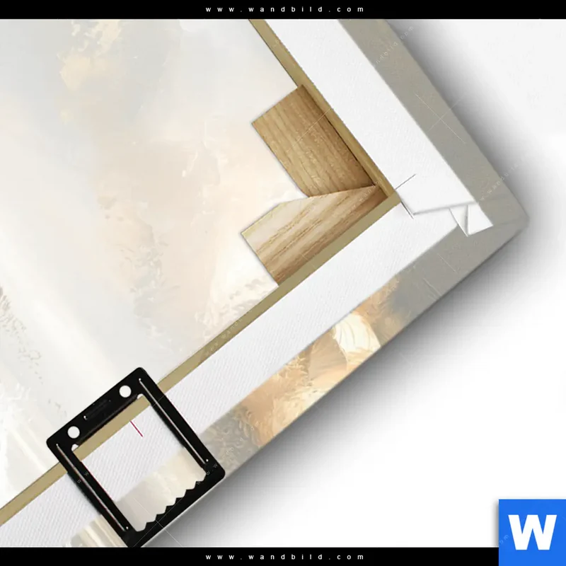 Leinwandbild | Goldene Gezeiten | Hochformat