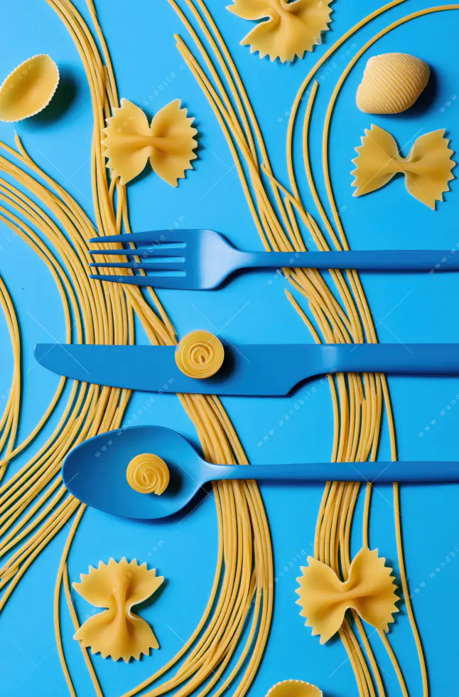 Canvalight® Leuchtbild | Pasta-Design - Moderne Küchenkunst | Schmal