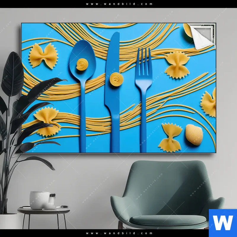 Spannbild | Pasta-Design - Moderne Küchenkunst | Querformat