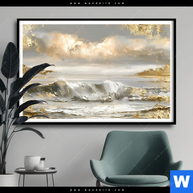 Poster | Goldene Gezeiten | Querformat