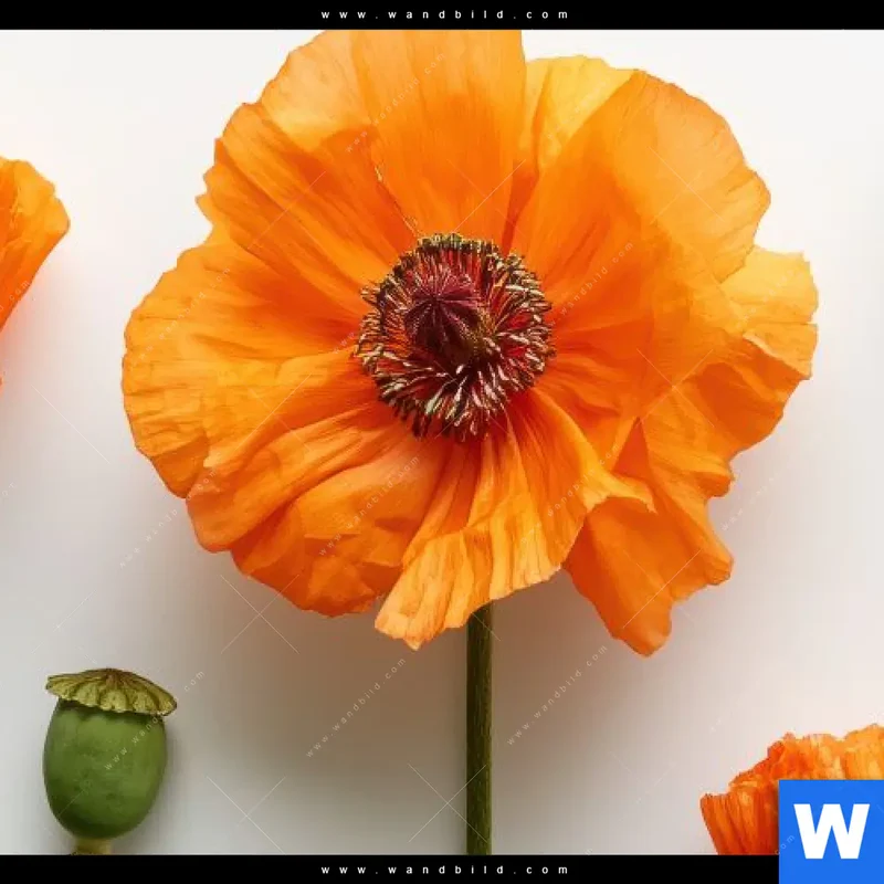 Canvalight® Leuchtbild | Mohnblumen in voller Blüte | Querformat